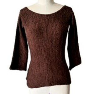 Ann Taylor Top in Chocolate Brown - Size 6